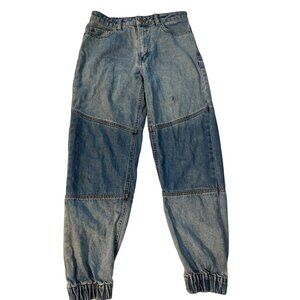 Vintage BDG USA Olympic Denim Jogger Pants With Elastic Cuffs 27